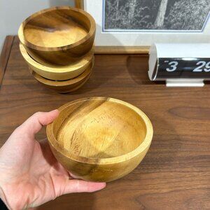 Wood Bowls Set of 4